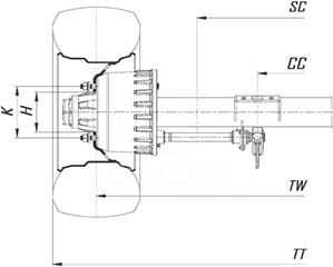 MUSTAFA CEYLAN - 9 Ton 10 Studs Single Tyre Jumbo Axles